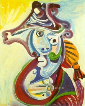 Bust of bullfighter 1971 Pablo Picasso Oil Paintings